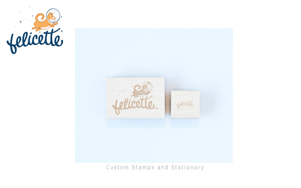 Felicette Handcrafted Rubber Stamps