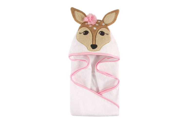 Hudson Baby Woven Terry Animal Hooded Towel